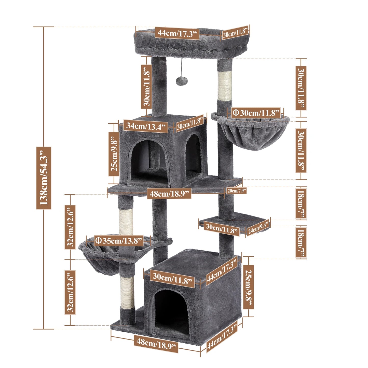 Luxury Cat Tree House Towers - Different Options