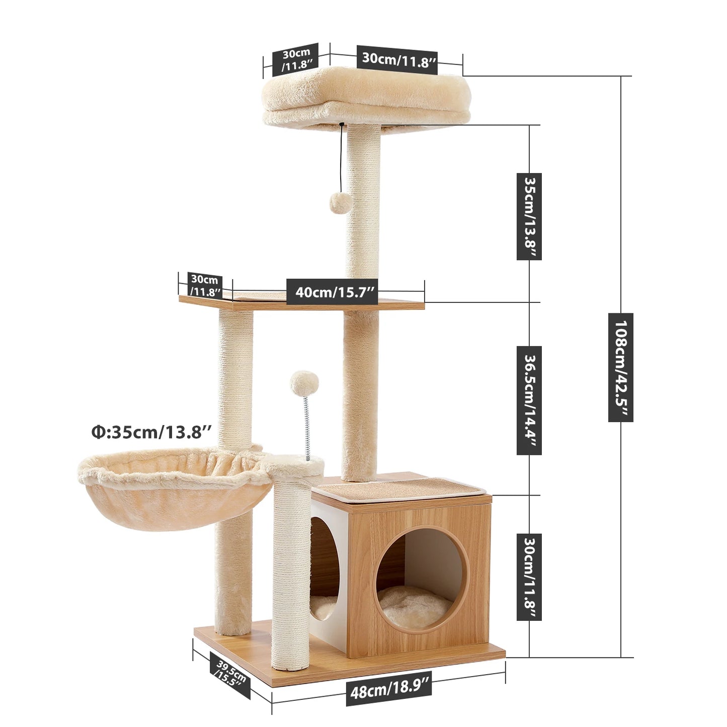 Luxury Cat Tree House Towers - Different Options