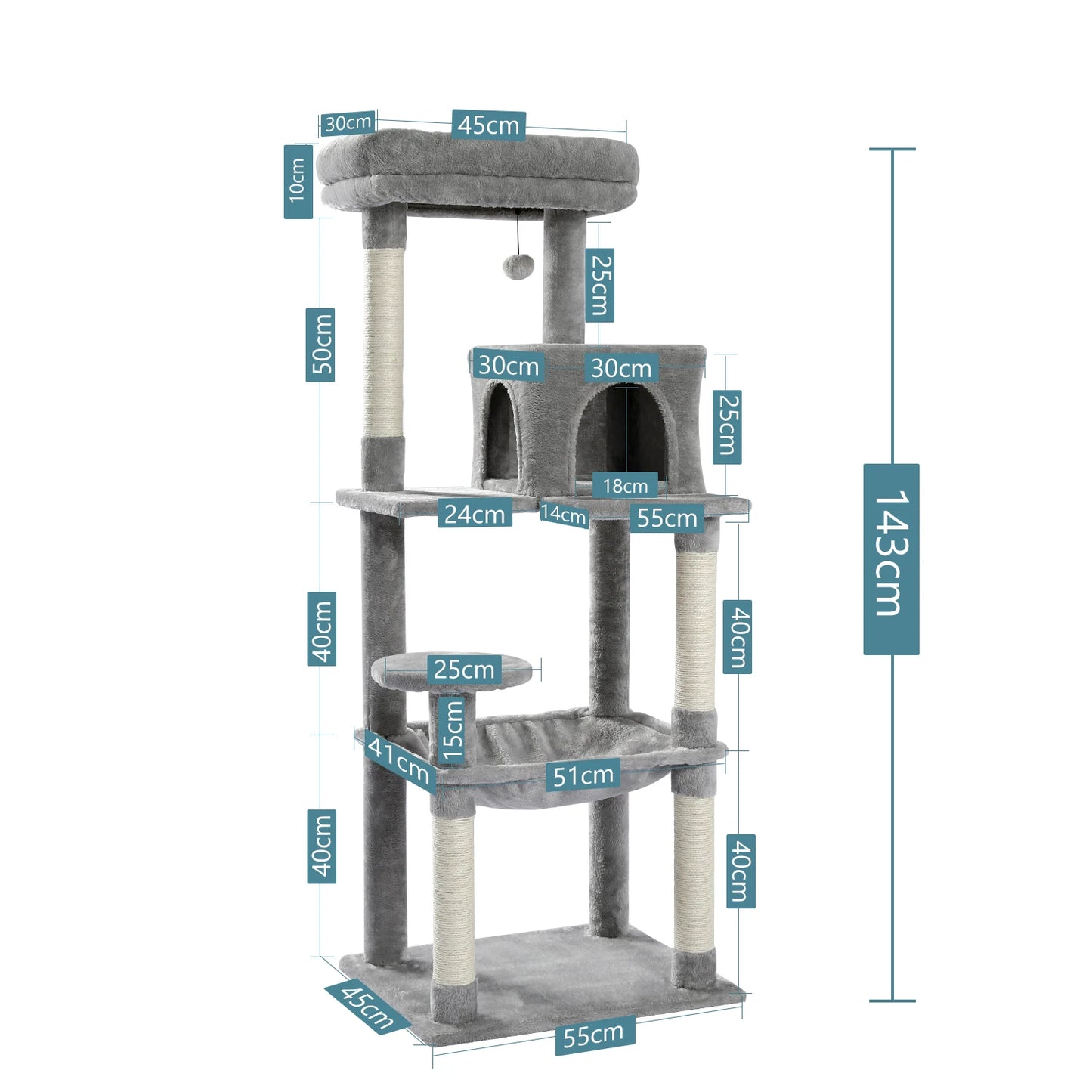 Luxury Cat Tree House Towers - Different Options