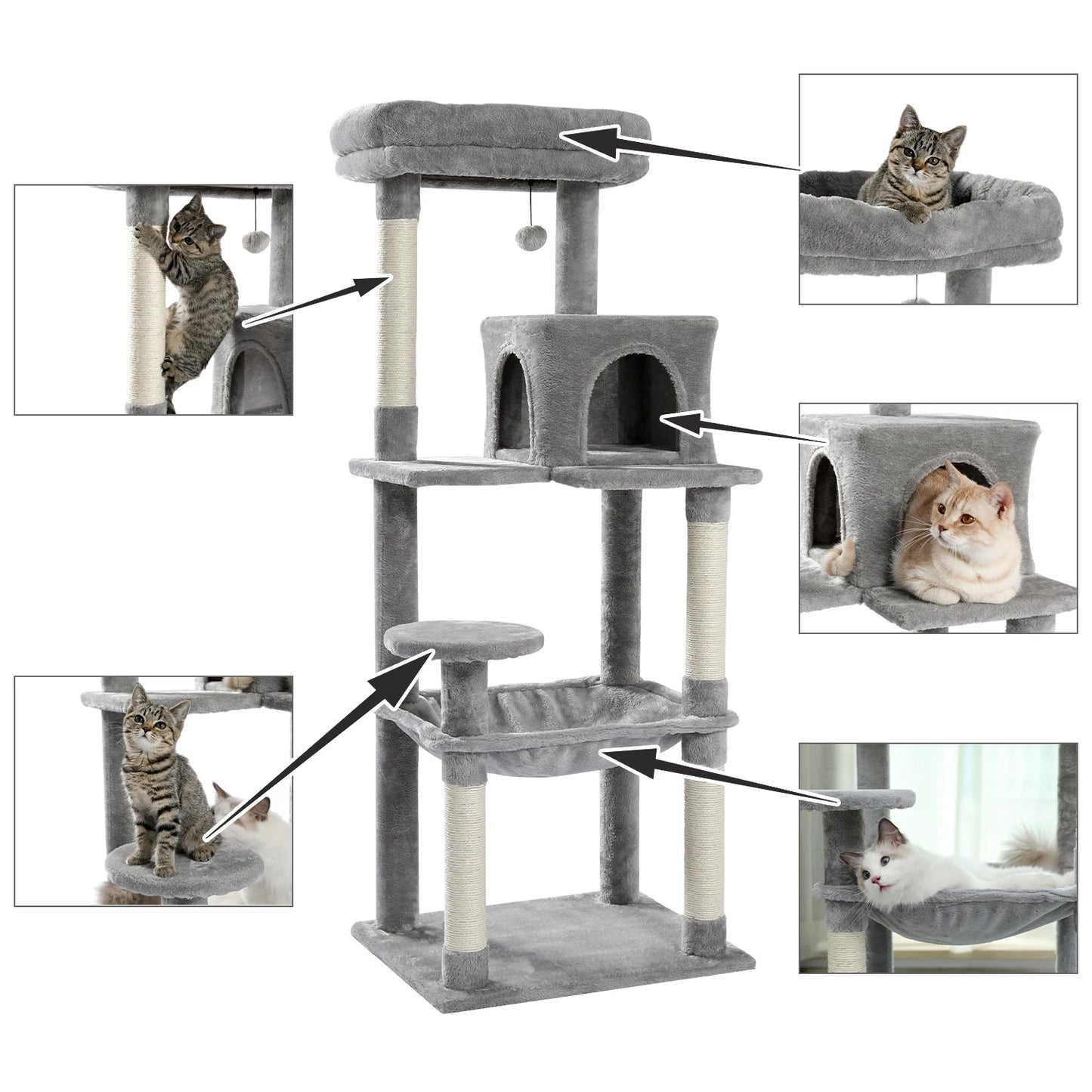 Luxury Cat Tree House Towers - Different Options