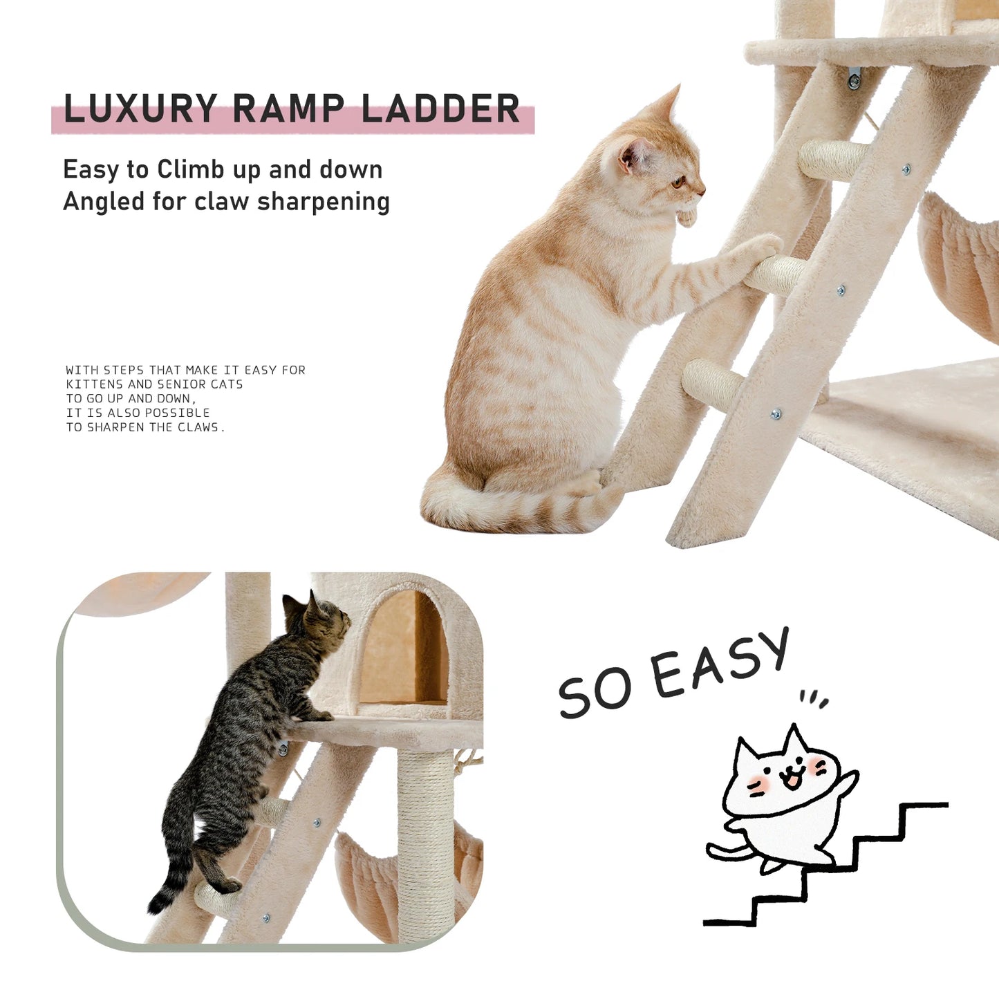 Luxury Cat Tree House Towers - Different Options