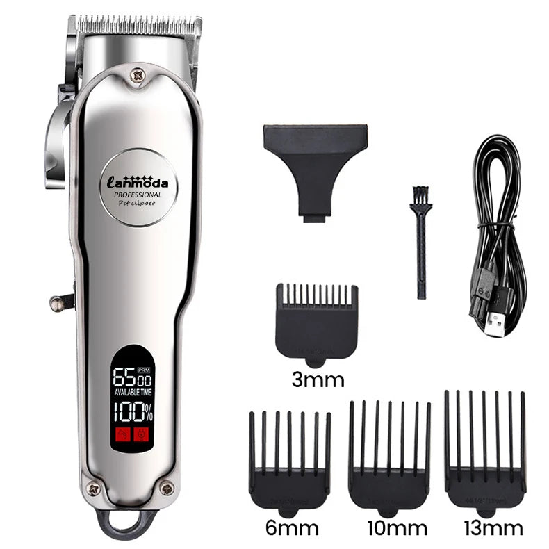 Professional Hair Clipper All Metal and Rechargeable