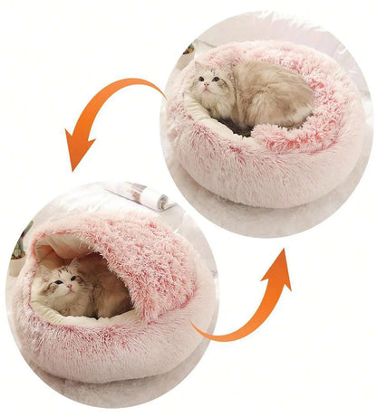 Soft Plush Pet Bed for Small and Medium Pets