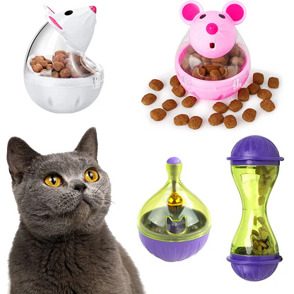 Cat Mice Food Tumbler and Cat Treat Dispenser Toy