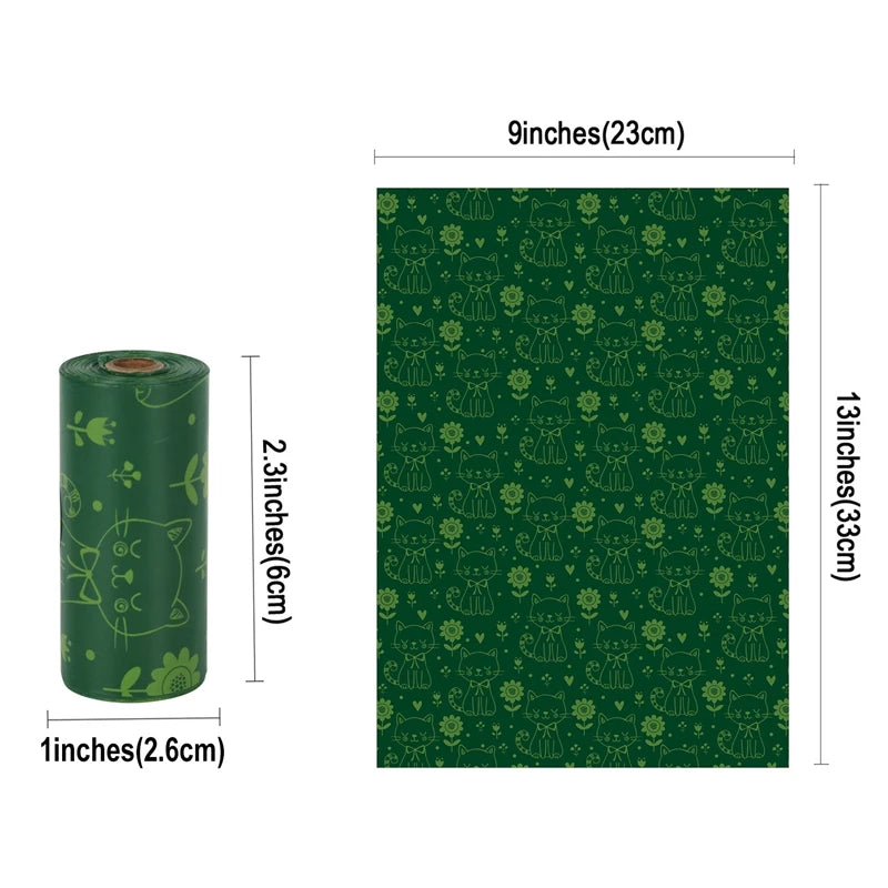 Dog Poop bag Rolls EPI Biodegradable