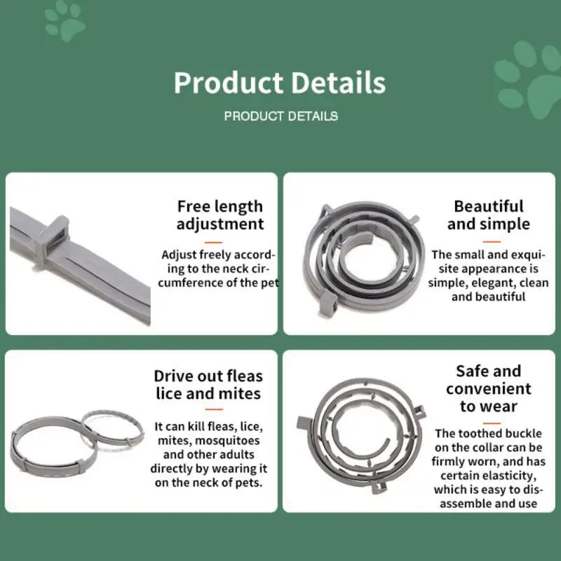 Adjustable Flea & Tick Prevention Collar