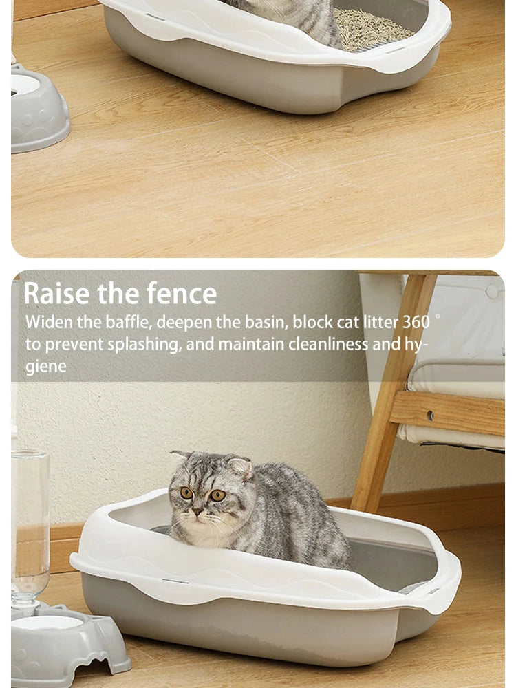 Semi-enclosed Litter Box