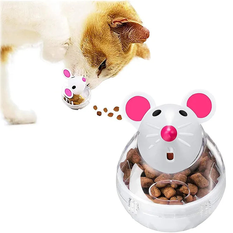 Cat Mice Food Tumbler and Cat Treat Dispenser Toy