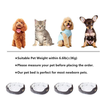 Pet Bed Sofa House for Small Dogs or Cats 19.69-Inch by 15.75-Inch by 5.91-Inch