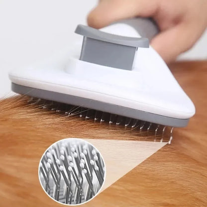 Dog and Cat Self Cleaning Pet Hair Remover Brush