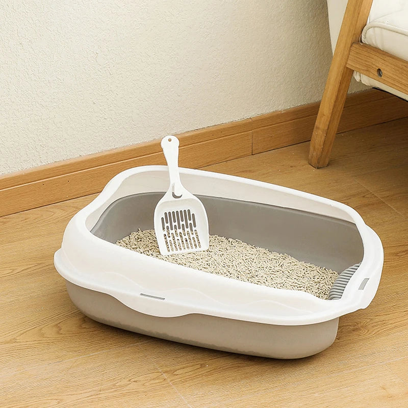 Semi-enclosed Litter Box