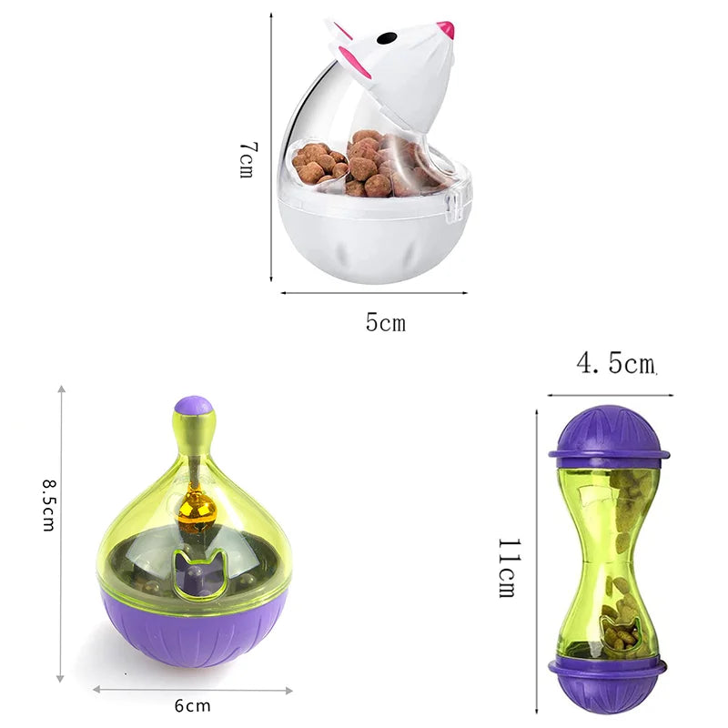 Cat Mice Food Tumbler and Cat Treat Dispenser Toy