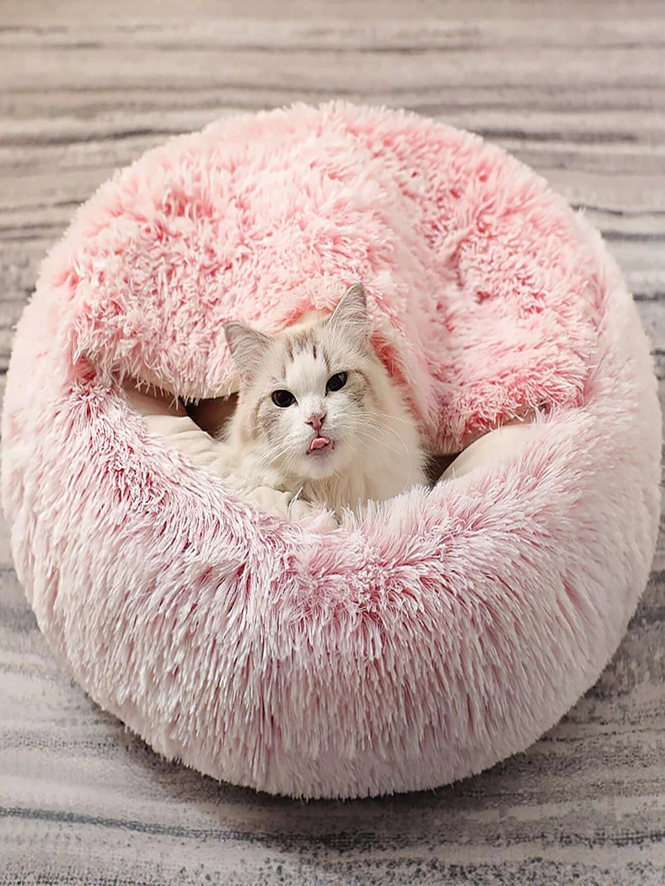 Soft Plush Pet Bed for Small and Medium Pets