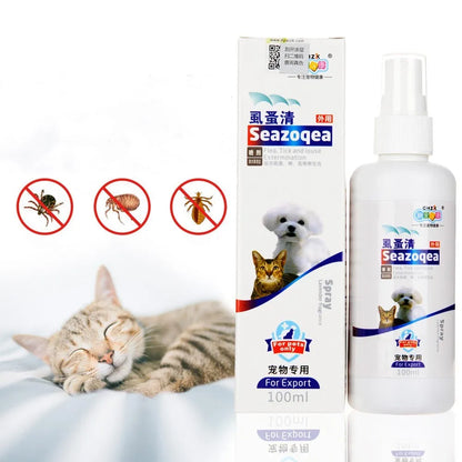 100ML Pet Flea & Tick Spray for Dogs Fresh Fragrance