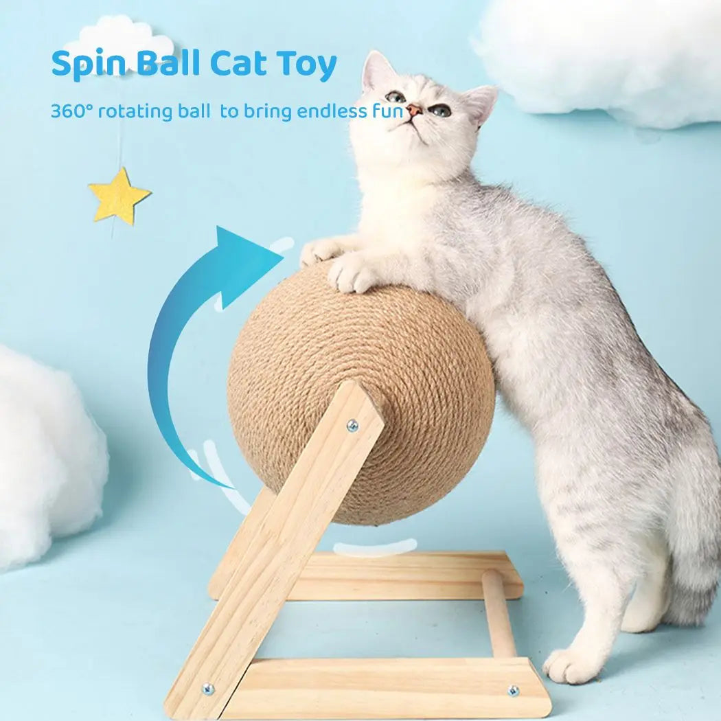 Cat Scratching Sisal Rope Ball