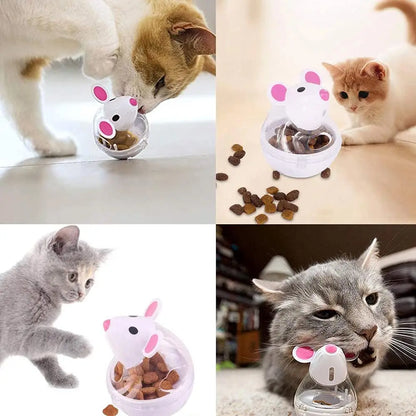 Cat Mice Food Tumbler and Cat Treat Dispenser Toy