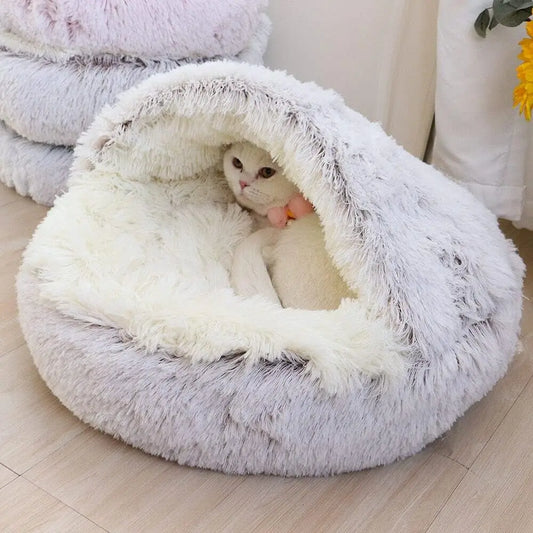 Soft Plush Pet Bed for Small and Medium Pets