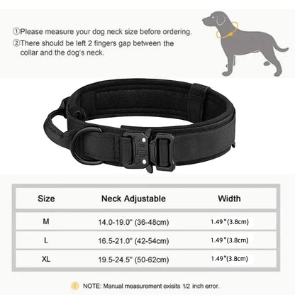 Tactical Dog Collar – Durable & Comfortable for Training