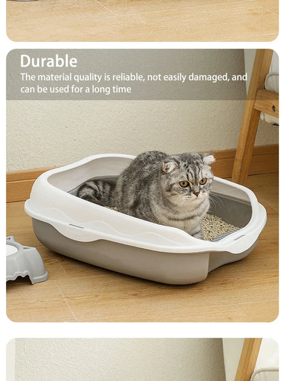 Semi-enclosed Litter Box