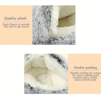 Soft Plush Pet Bed for Small and Medium Pets