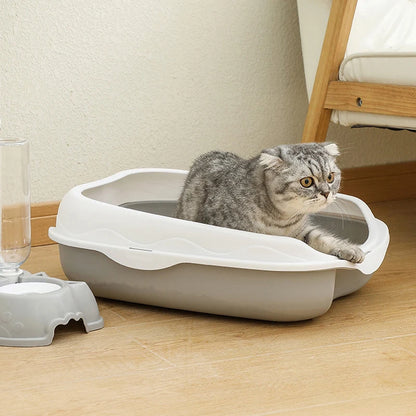 Semi-enclosed Litter Box