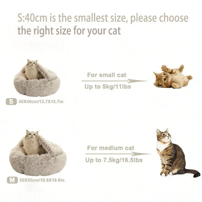 Soft Plush Pet Bed for Small and Medium Pets