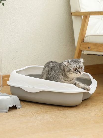 Semi-enclosed Litter Box