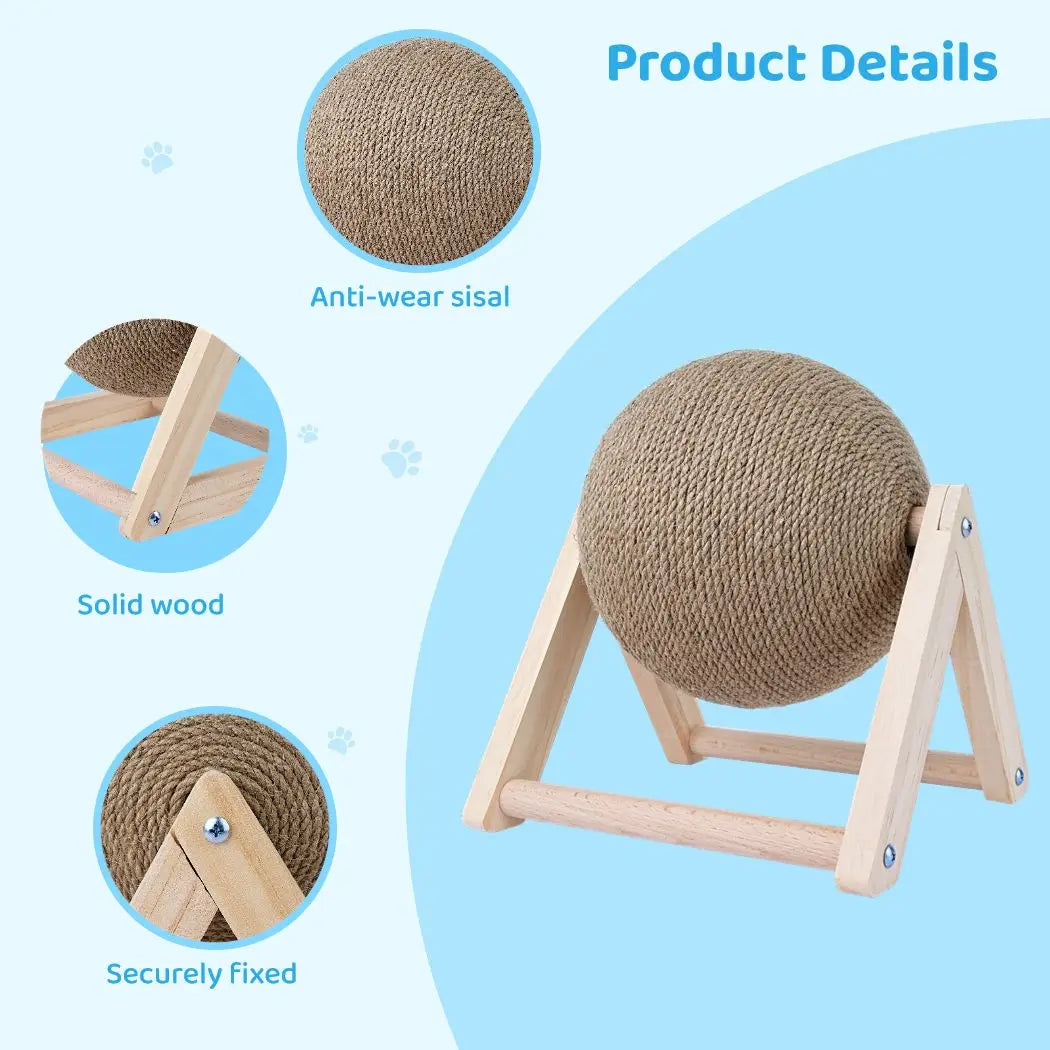 Cat Scratching Sisal Rope Ball