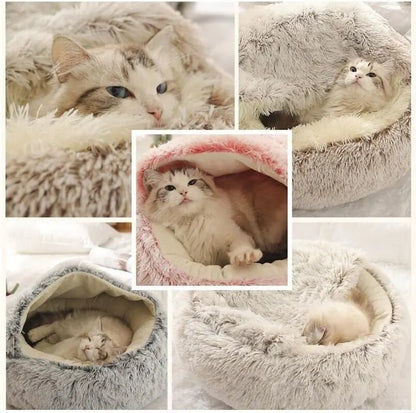 Soft Plush Pet Bed for Small and Medium Pets