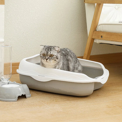 Semi-enclosed Litter Box