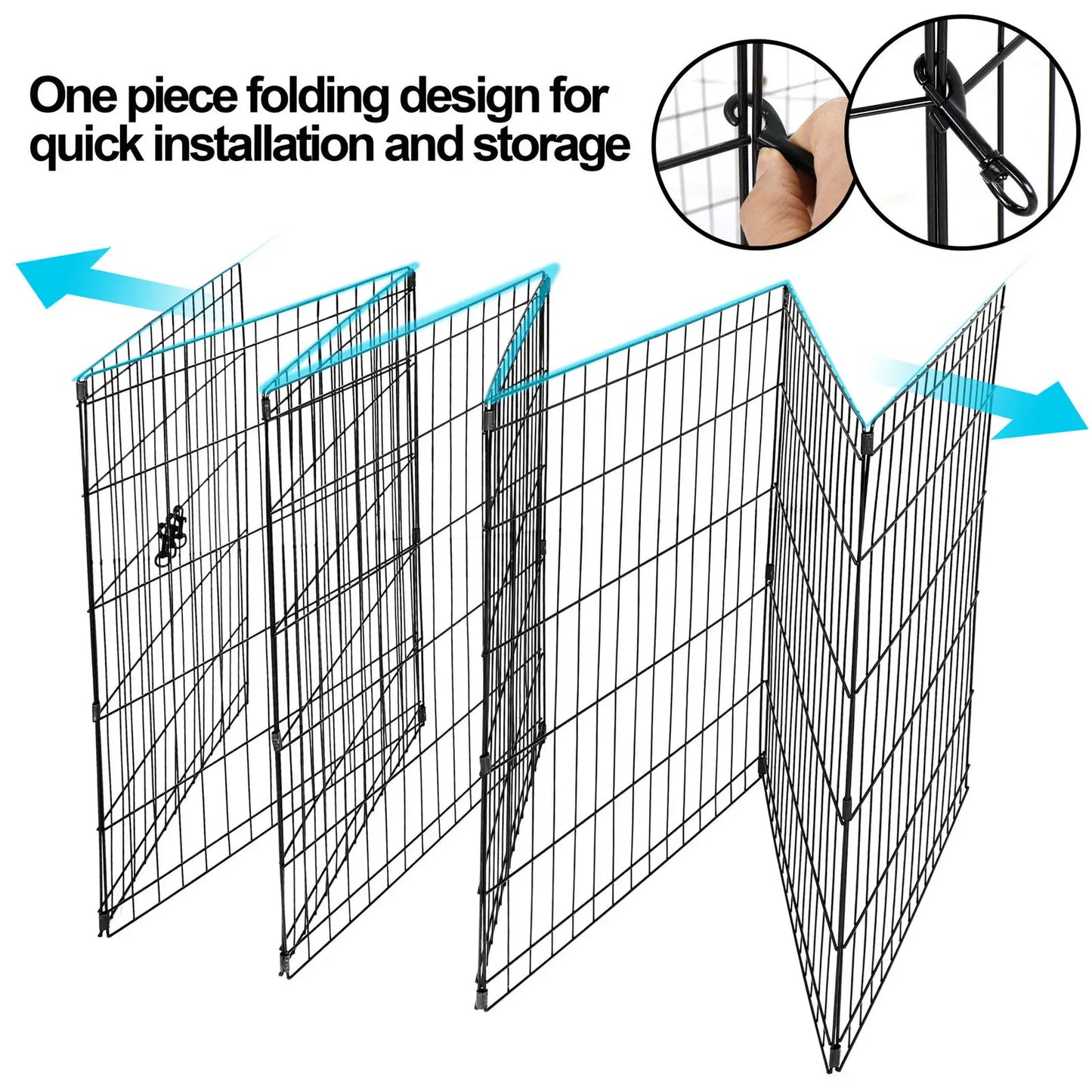 24" 8 Panel Fence Play Pen